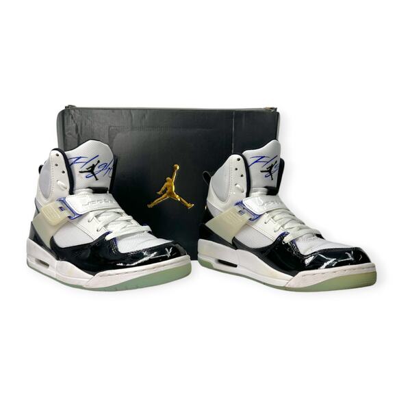 Jordan Flight 45 High Concord Basketball Sneaker Shoe US 8 with Box - DC2571-100 - Picture 7 of 12